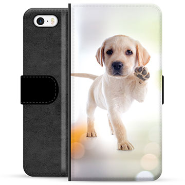 Husă Portofel Premium - iPhone 5/5S/SE - Câine