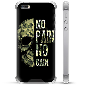 Husă Hibrid - iPhone 5/5S/SE - No Pain, No Gain