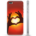 Husă TPU - iPhone 5/5S/SE - Silueta Inimii