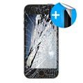 Reparație Ecran LCD cu Folie Protecție Ecran iPhone 5S - Negru