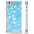 Husă Hibrid - iPhone 6 / 6S - Marmură Albastră