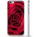 Husă TPU - iPhone 6 / 6S - Trandafir