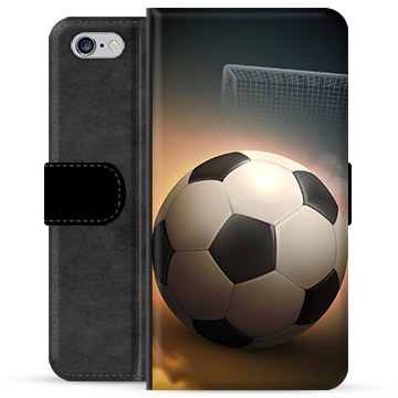 Husă Portofel Premium - iPhone 6 / 6S - Fotbal