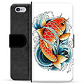 Husă Portofel Premium - iPhone 6 / 6S - Pește Koi