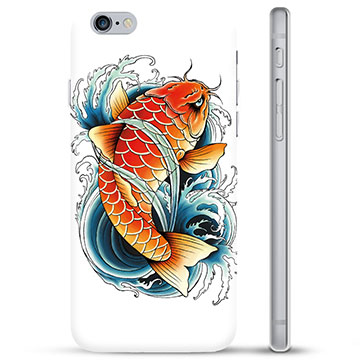 Husă TPU - iPhone 6 / 6S - Pește Koi