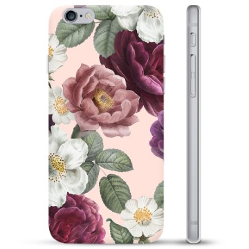 Husă TPU - iPhone 6 / 6S - Flori Romantice