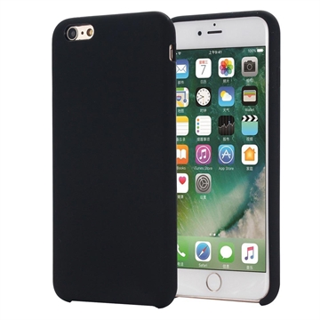 Husă Silicon Lichid iPhone 6/6s - Negru