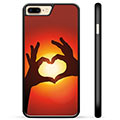 Capac Protecție - iPhone 7 Plus / iPhone 8 Plus - Silueta Inimii