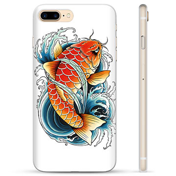 Husă TPU - iPhone 7 Plus / iPhone 8 Plus - Pește Koi