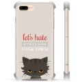 Husă Hibrid - iPhone 7 Plus / iPhone 8 Plus - Angry Cat