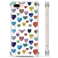 Husă Hibrid - iPhone 7 Plus / iPhone 8 Plus - Inimi