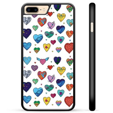 Capac Protecție - iPhone 7 Plus / iPhone 8 Plus - Inimi