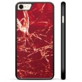 Capac Protecție - iPhone 7/8/SE (2020)/SE (2022) - Marmură Roșie