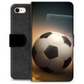 Husă Portofel Premium - iPhone 7/8/SE (2020) - Fotbal