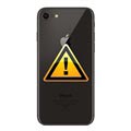 Reparație Capac Baterie iPhone 8 - Negru - inclusiv ramă