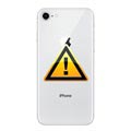 Reparație Capac Baterie iPhone 8 - inclusiv ramă - Argintiu