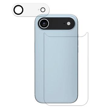 iPhone Air 2-in-1 Set Protecție spate din sticlă călită și lentile pentru cameră - Transparent