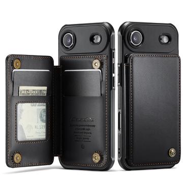 iPhone Air Caseme C22 Case RFID Card Wallet - Negru