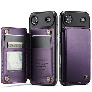 iPhone Air Caseme C22 Case RFID Card Wallet - Violet