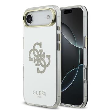 Husă hibridă iPhone Air Guess Mirror 4G Glitter Logo - compatibil MagSafe - Aur