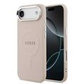 Husă Hibrid iPhone Air - Guess Saffiano - Compatibil MagSafe - Roz