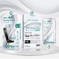Protector de ecran din sticlă temperată iPhone Air HD cu instrument automat de îndepărtare a prafului - 9H