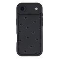 iPhone Air Husă TPU rezistentă la șocuri cu model de inimă și margini ridicate