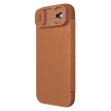 Husă Flip iPhone Air - Nillkin Qin Pro - Maro