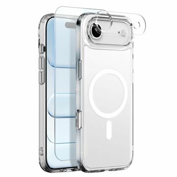 Set de protecție iPhone Air Northjo 3-în-1 - compatibil MagSafe - transparent
