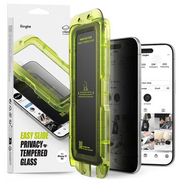 Geam Protecție Ecran Sticlă Temperată iPhone Air Ringke Easy Slide Privacy - 2 buc.