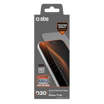 Protector de ecran din sticlă temperată cu ramă iPhone Air SBS D3O Active Full Cover