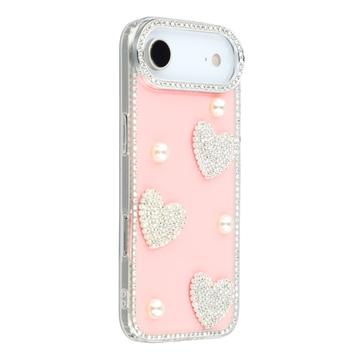 Husă hibridă iPhone Air Dragoste strălucitoare și perlă