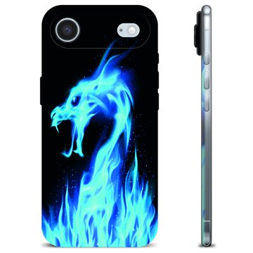 Husă TPU - iPhone Air - Dragon din Foc Albastru