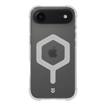 Husă iPhone Air Tactical MagForce Hexagon - compatibilă cu MagSafe - Alb / Transparent