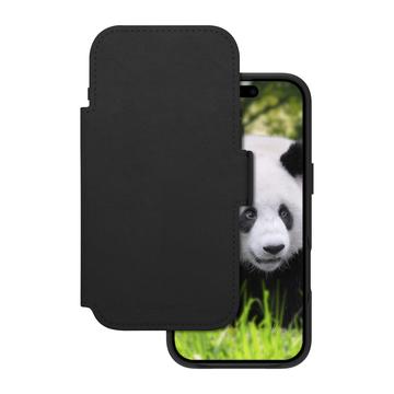 Husă portofel din piele iPhone Air dbramante1928 Lynge MagSafe 2-în-1 - Negru