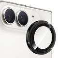Geam Protecție Obiectiv Cameră iPhone Duo - Hat Prince - Negru