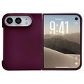 Husă Silicon Liquid iPhone Duo - Compatibilă cu MagSafe - Burgundia
