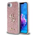 Husă iPhone 16e - Guess Fixed Glitter 4G Metal Logo