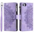 Husă Portofel iPhone 16e - Mandala - Violet