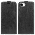 Husă Flip Vertical iPhone 16e - Slot Card - Negru