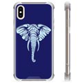Husă hibridă pentru iPhone X / iPhone XS - Elefant