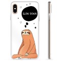 Husă TPU - iPhone X / iPhone XS - Slow Down