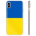 Husă TPU Steagul Ucrainei - iPhone XS Max - Galben și Albastru Deschis