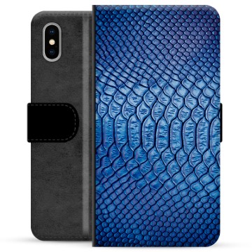 Husă Portofel Premium - iPhone X / iPhone XS - Piele