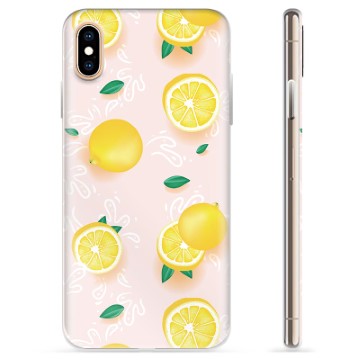 Husă TPU - iPhone X / iPhone XS - Model Lămâie