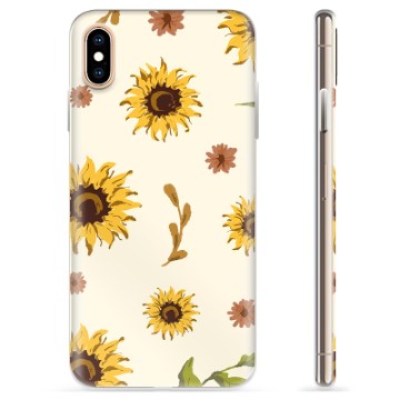 Husă TPU - iPhone X / iPhone XS - Floarea Soarelui