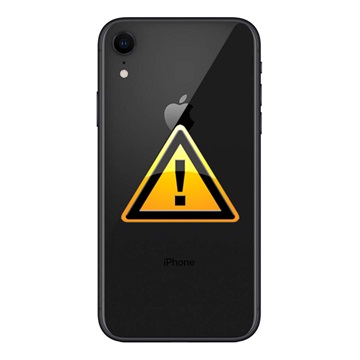 Reparație Capac Baterie iPhone XR - inclusiv ramă - Negru