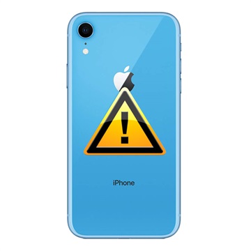 Reparație Capac Baterie iPhone XR - inclusiv ramă - Albastru
