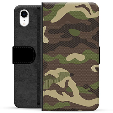 Husă Portofel Premium - iPhone XR - Camo