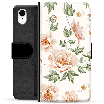 Husă Portofel Premium - iPhone XR - Floral